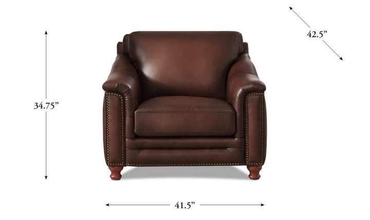 Belfast Leather Living Room Set