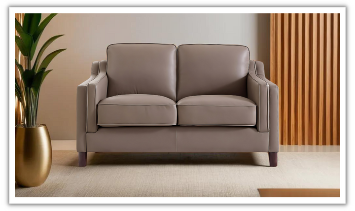 Bella Leather 2-Seater Loveseat