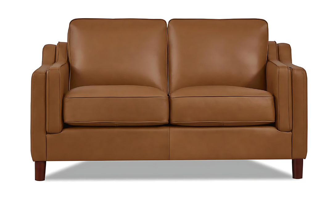 Bella Leather 2-Seater Loveseat