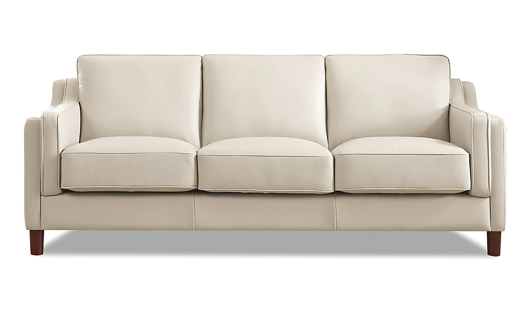 Bella Leather 3-Seater Sofa