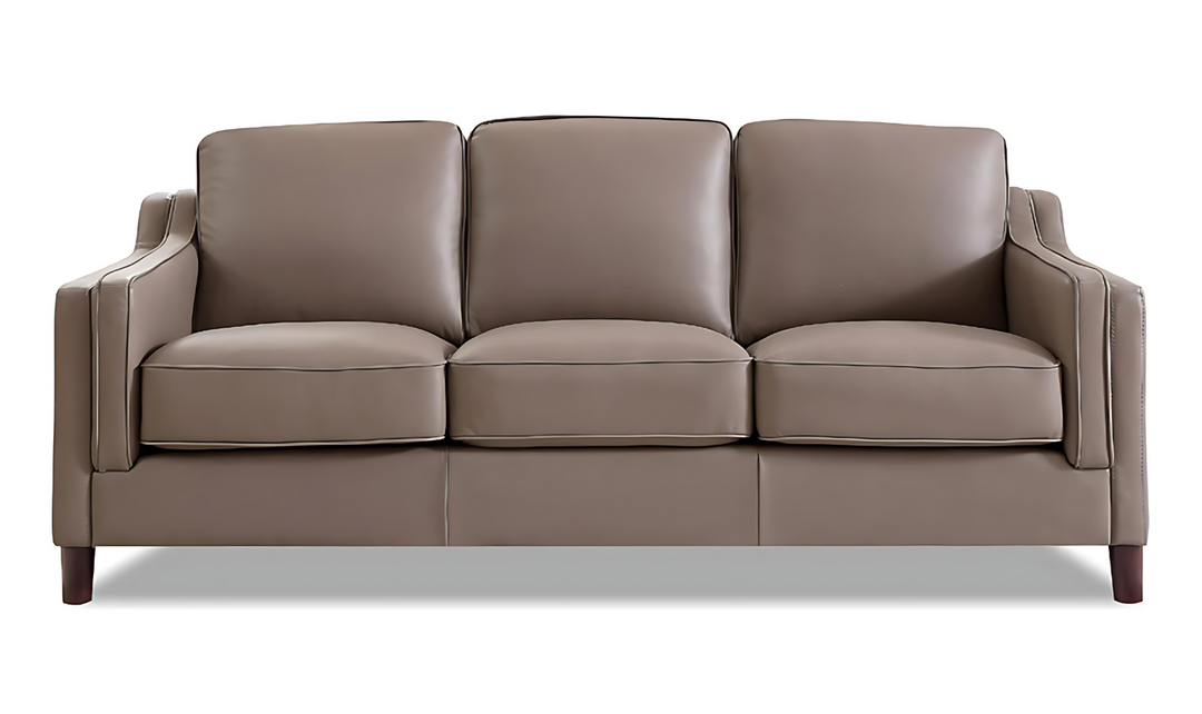 Bella Leather 3-Seater Sofa