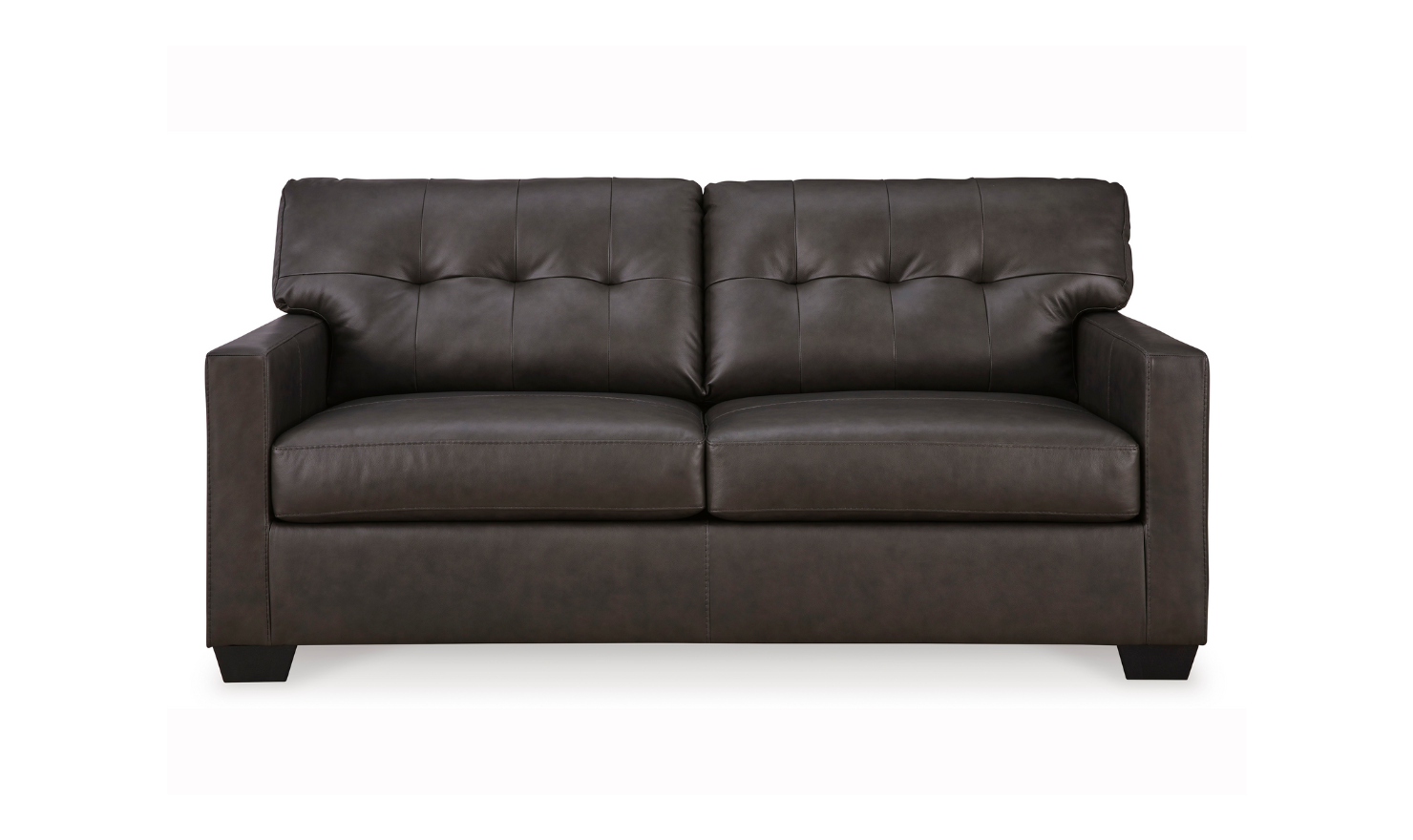 Modern Heritage Belziani 2-Seater Leather Sleeper Sofa (Full Size)