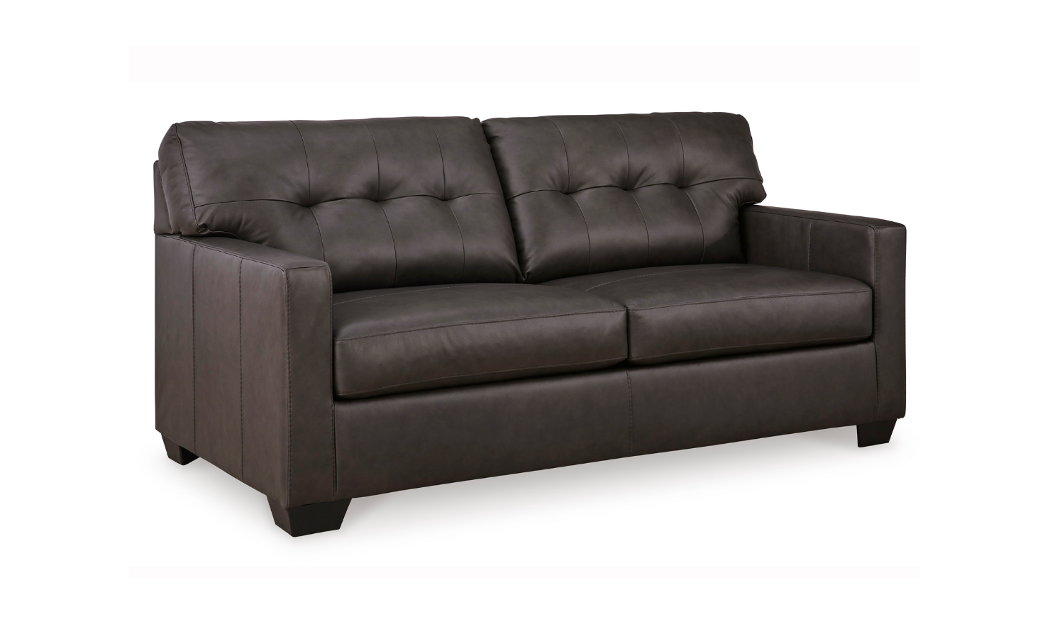 Modern Heritage Belziani 2-Seater Leather Sleeper Sofa (Full Size)