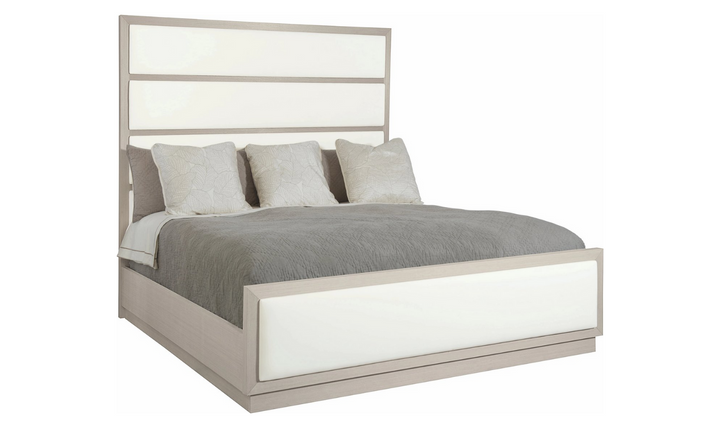 Bernhardt Axiom Fabric Upholstered Wood-framed Panel Bed -  Jennifer