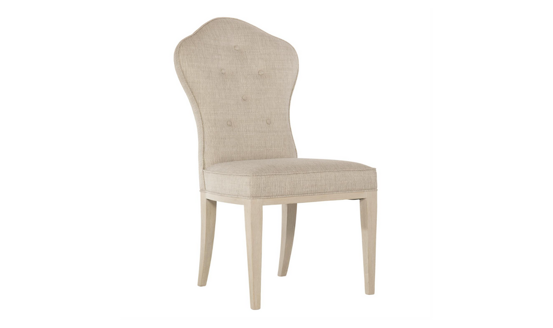 Bernhardt East Hampton Gray Fabric Upholstered Wooden Side Chair-Jennifer FurnitureBernhardt East Hampton Gray Fabric Upholstered Wooden Side Chair-Jennifer Furniture