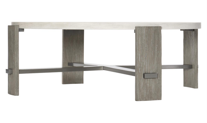 Bernhardt Foundations Cocktail Table With Adjustable Glides-Jennifer Furniture