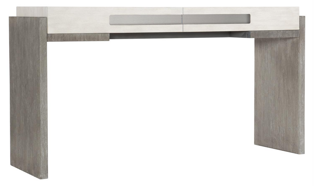 Bernhardt Foundations Rectangle Console Table with Two Tone Finish-Jennifer Furniture