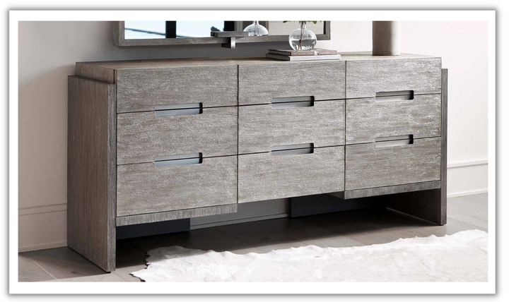 Bernhardt Foundations Wooden Dresser With Nine Soft-Closing Drawers-Jennifer Furniture