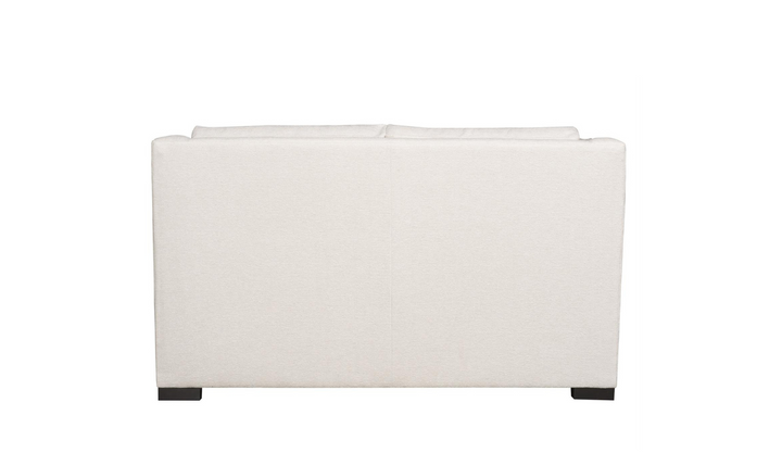 Bernhardt Germain 2-seater Fabric Cream Loveseat with 2 Pillows