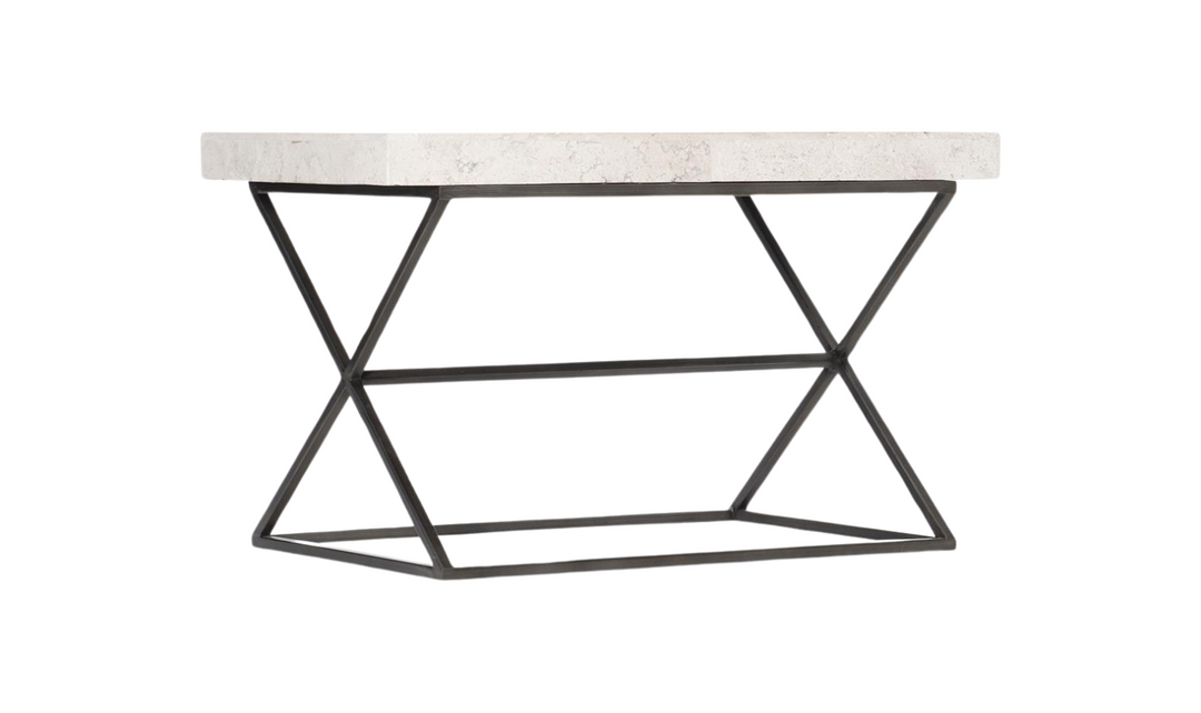 Bernhardt McCray Cocktail Table with Laminated Stone Top