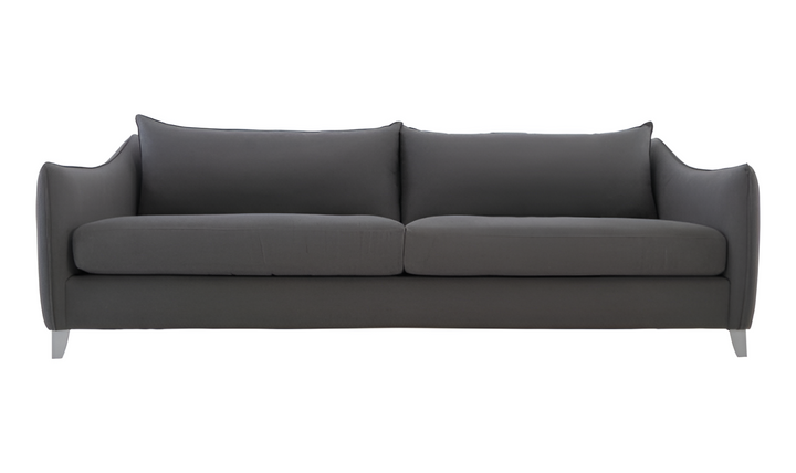 Bernhardt Monterey 2-Seater Fabric Outdoor Sofa in Gray-Jennifer Furniture