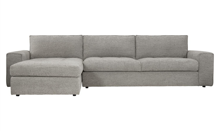 Bernhardt Nest L-shaped Fabric Sectional in Gray-Jennifer Furniture