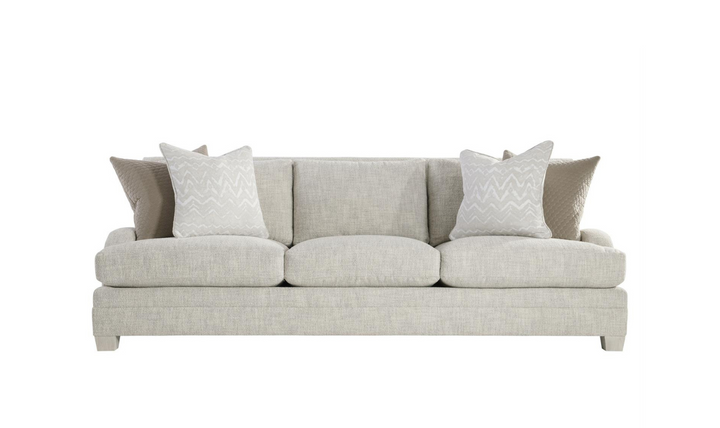 Bernhardt Rollins 3-Seater Gray Fabric Sofa 