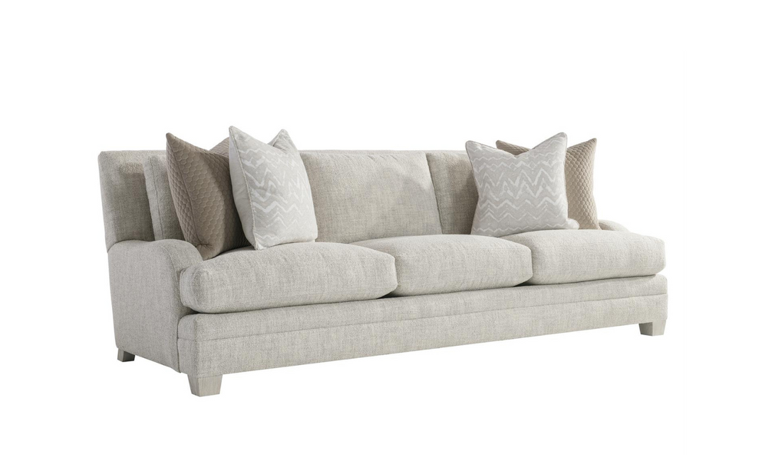 Bernhardt Rollins 3-Seater Gray Fabric Sofa 