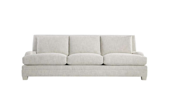 Bernhardt Rollins 3-Seater Gray Fabric Sofa 