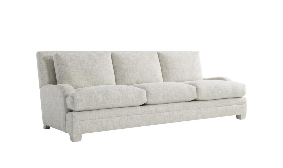 Bernhardt Rollins 3-Seater Gray Fabric Sofa 