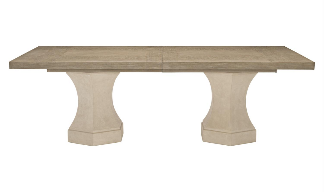 Bernhardt Santa Rectangle Barbara MDF + Faux Stone Dining Table-Jennifer Furniture