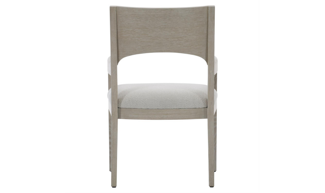 Bernhardt Solaria Fabric Upholstered Wooden Arm Chair with Track Arm