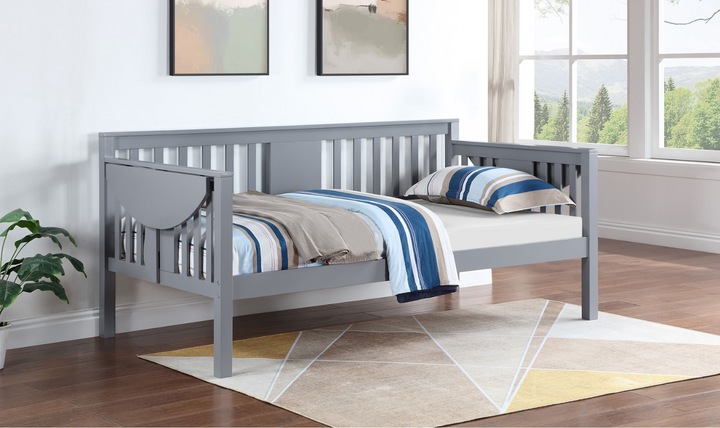 Bethany Twin Wood Daybed with Drop-down Tables-Jennifer Furniture