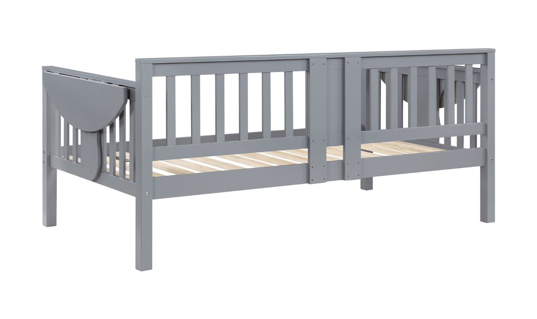 Bethany Twin Wood Daybed with Drop-down Tables-Jennifer Furniture