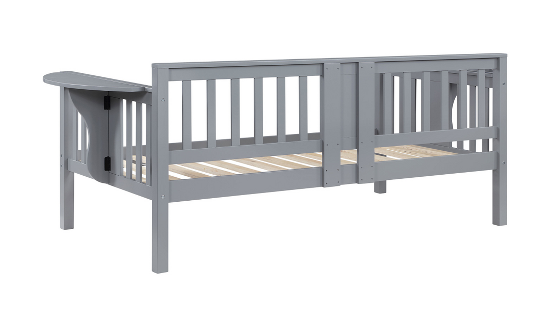 Bethany Twin Wood Daybed with Drop-down Tables-Jennifer Furniture