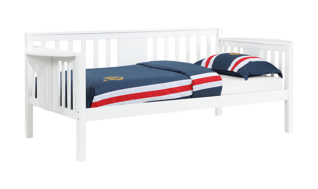 Bethany Twin Wood Daybed with Drop-down Tables-Jennifer Furniture