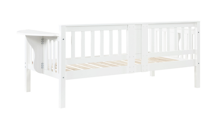 Bethany Twin Wood Daybed with Drop-down Tables-Jennifer Furniture