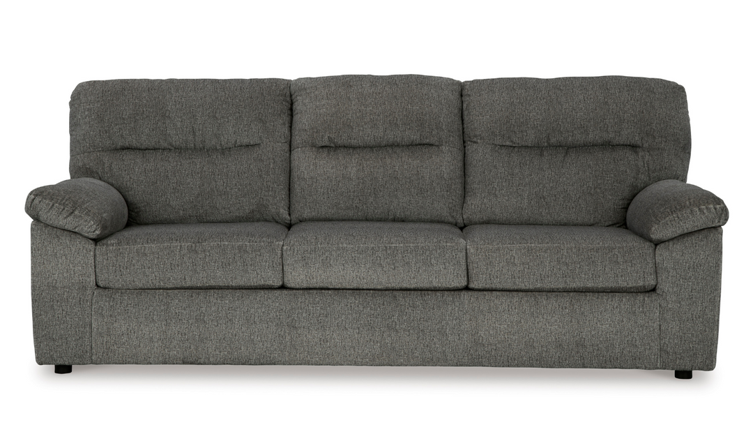 Bindura 97'' Fabric Pillow Top Arm Sofa with Built-in USB Port-Jennifer Furniture