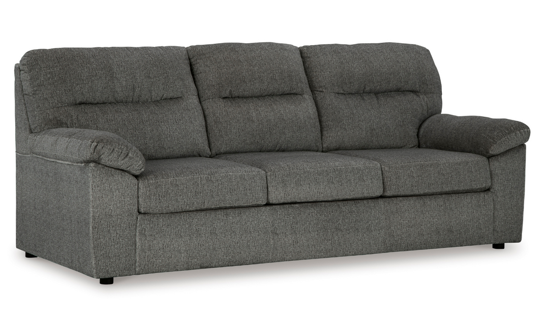 Bindura 97'' Fabric Pillow Top Arm Sofa with Built-in USB Port-Jennifer Furniture