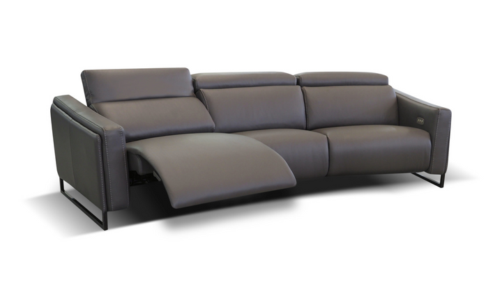 Bracci Athos 3-Pieces Leather Sectional Sofa-Jennifer Furniture