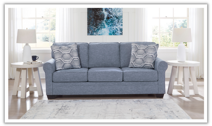 Carissa Manor 3 Seater Pull Out Queen Sofa Sleeper With Memory Foam Mattresses-jennifer furniture