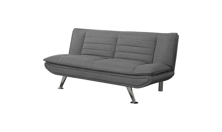 Carmaletta 2-Seater Futon with Gray Finish