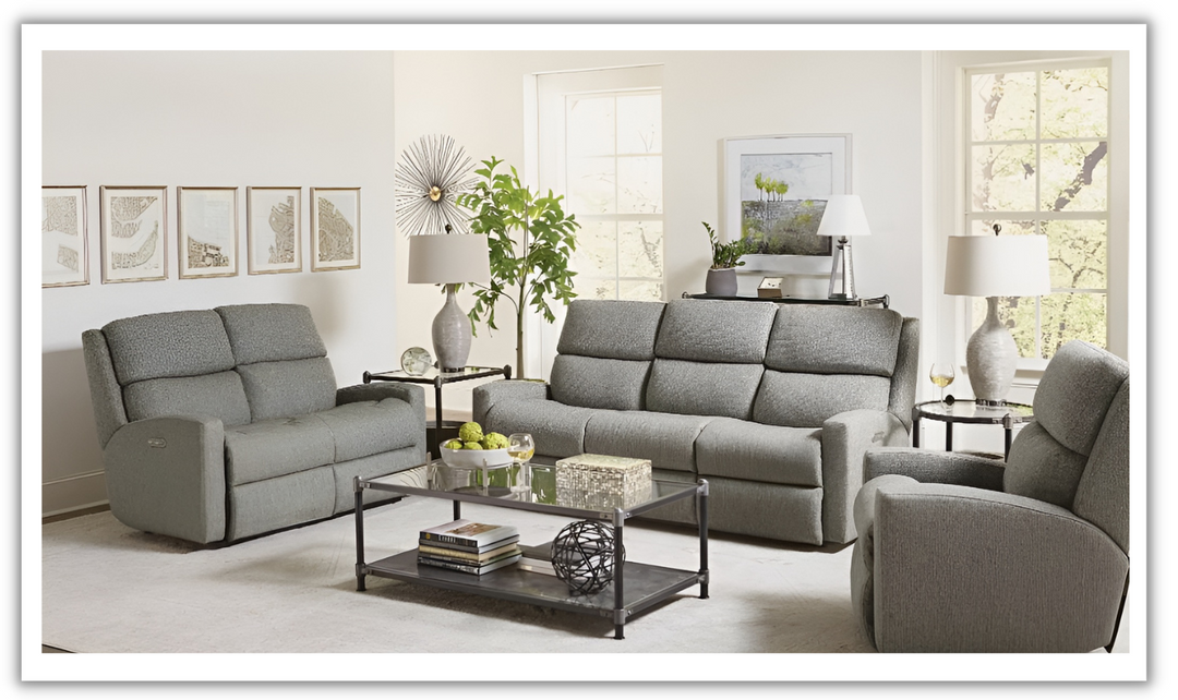 Catalina Power Reclining Loveseat With Console- jennifer furniture