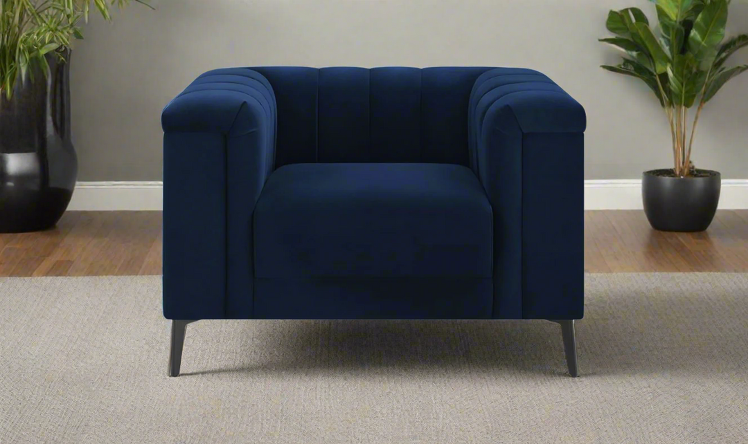 Chalet Chair in blue-Jennifer furniture