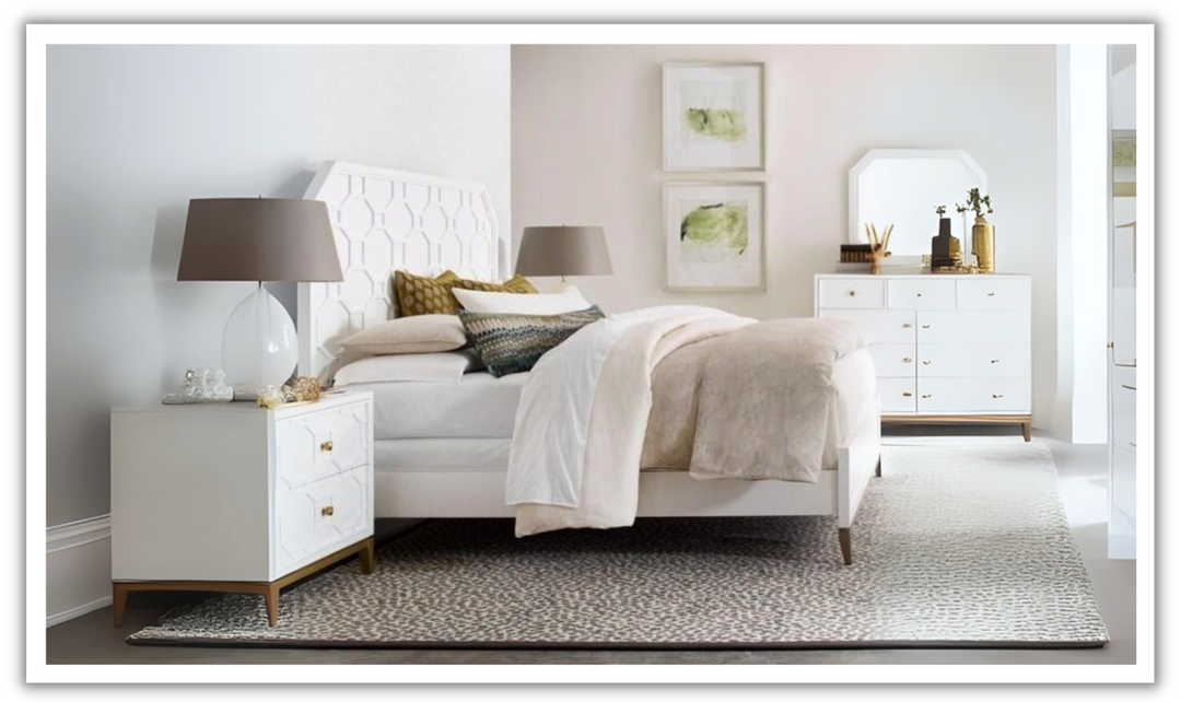 Chelsea by Rachael Ray King Panel Bed 6/6-jennifer furniture