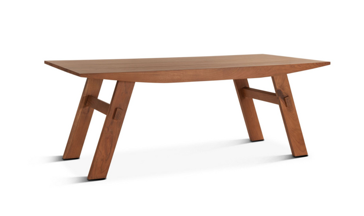 Chesapeake Rectangular Dining Table in Nutmeg Brown-Jennifer Furniture