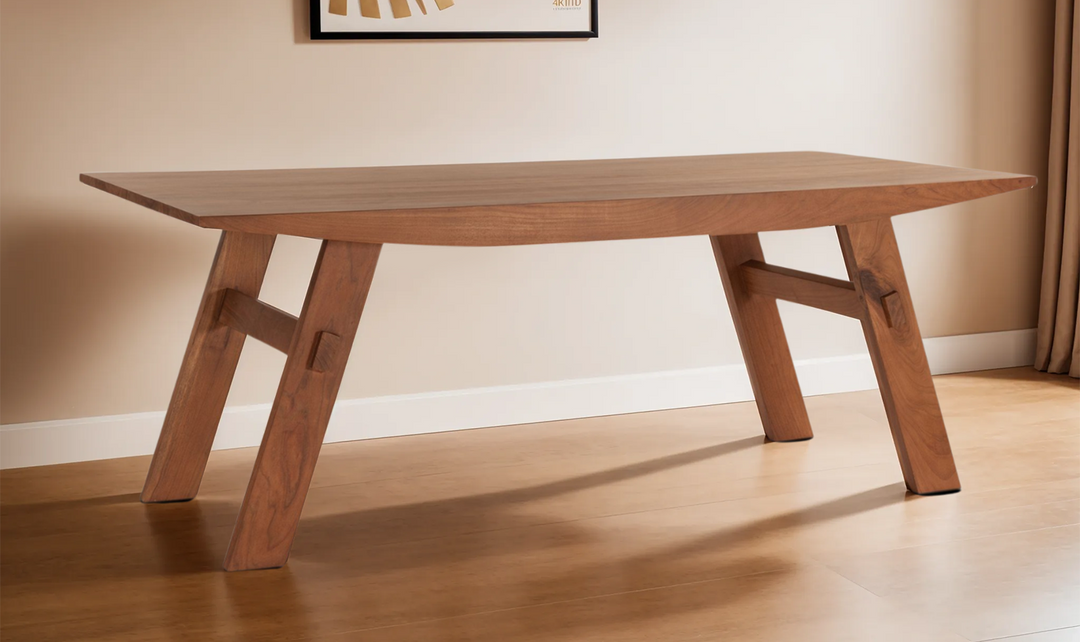 Chesapeake Rectangular Dining Table in Nutmeg Brown-Jennifer Furniture