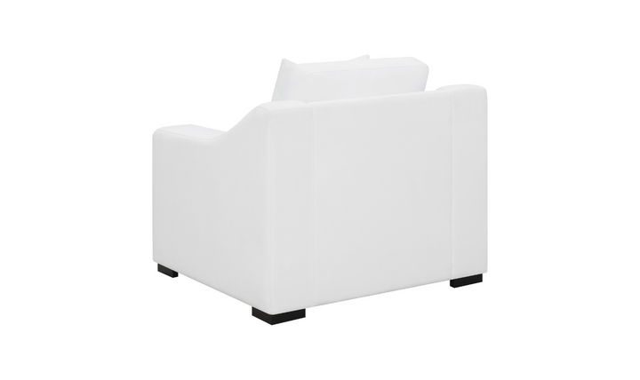 Coaster Furniture Ashlyn Fabric Upholstered Living Room Set in White-Jennifer Furniture