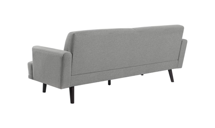 Coaster Furniture Blake 3-Seater Stationary Fabric Sofa in Gray-Jennifer Furniture