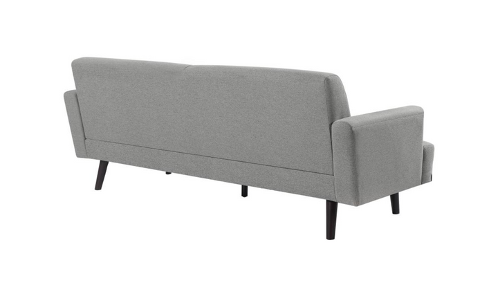 Coaster Furniture Blake 3-Seater Stationary Fabric Sofa in Gray-Jennifer Furniture