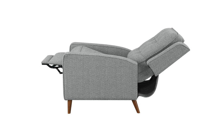 Coaster Furniture Monceau Tufted Push Back Recliner Chair with Track Arms