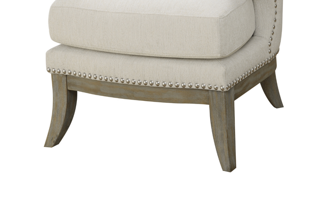 Cora Accent Chair In White Jennifer furniture