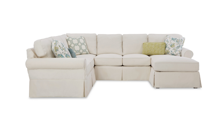 Craftmaster Cuddle 5-Seater U-Shape Chaise Sectional in Beige