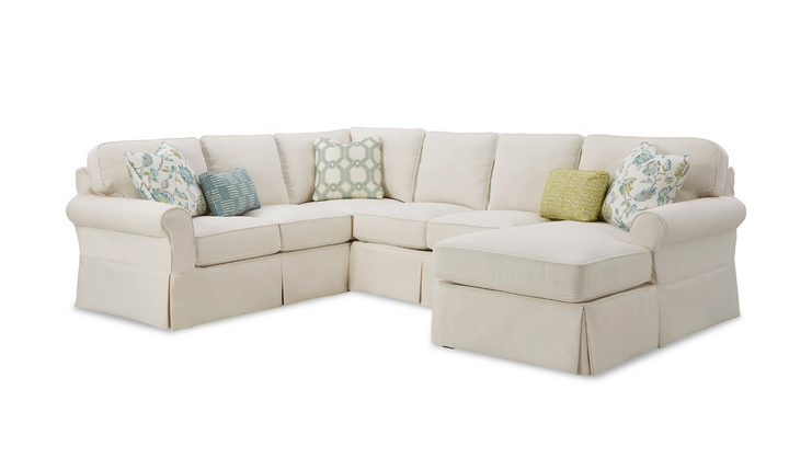 Craftmaster Cuddle 5-Seater U-Shape Chaise Sectional in Beige