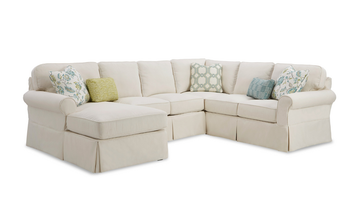 Craftmaster Cuddle 5-Seater U-Shape Chaise Sectional in Beige