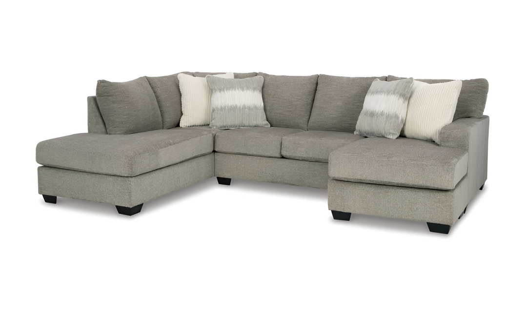 Creswell 2-Piece Polyester Sectional with Chaise