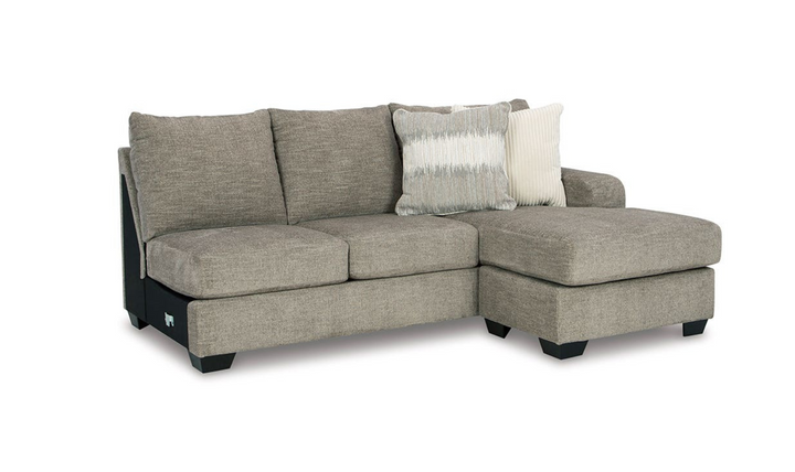 Creswell 2-Piece Polyester Sectional with Chaise