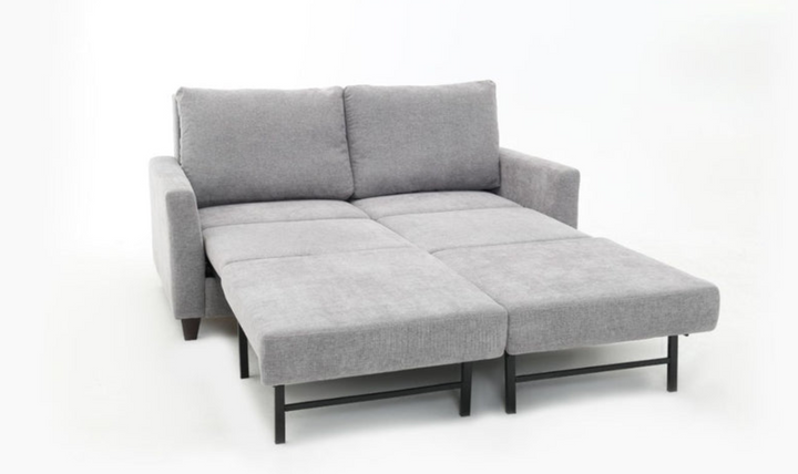 Cuddle Queen Fabric Sleeper Sofa With Nest Function