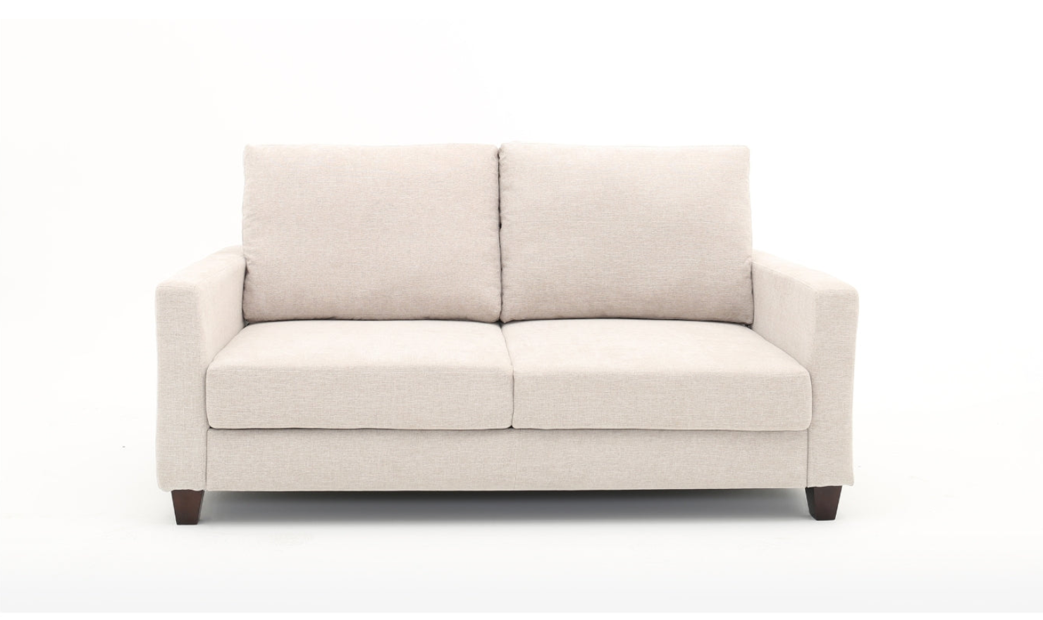 Gio Italia Cuddle Queen Fabric Sleeper Sofa With Nest Function