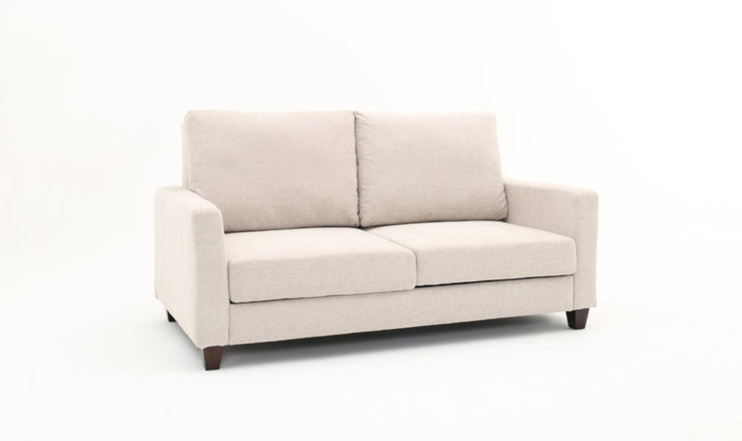 Gio Italia Cuddle Queen Fabric Sleeper Sofa With Nest Function